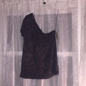 NWT! American Eagle One Shoulder Tee!